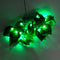 Big Dark Green Leaf 38 LED String Fairy Lights