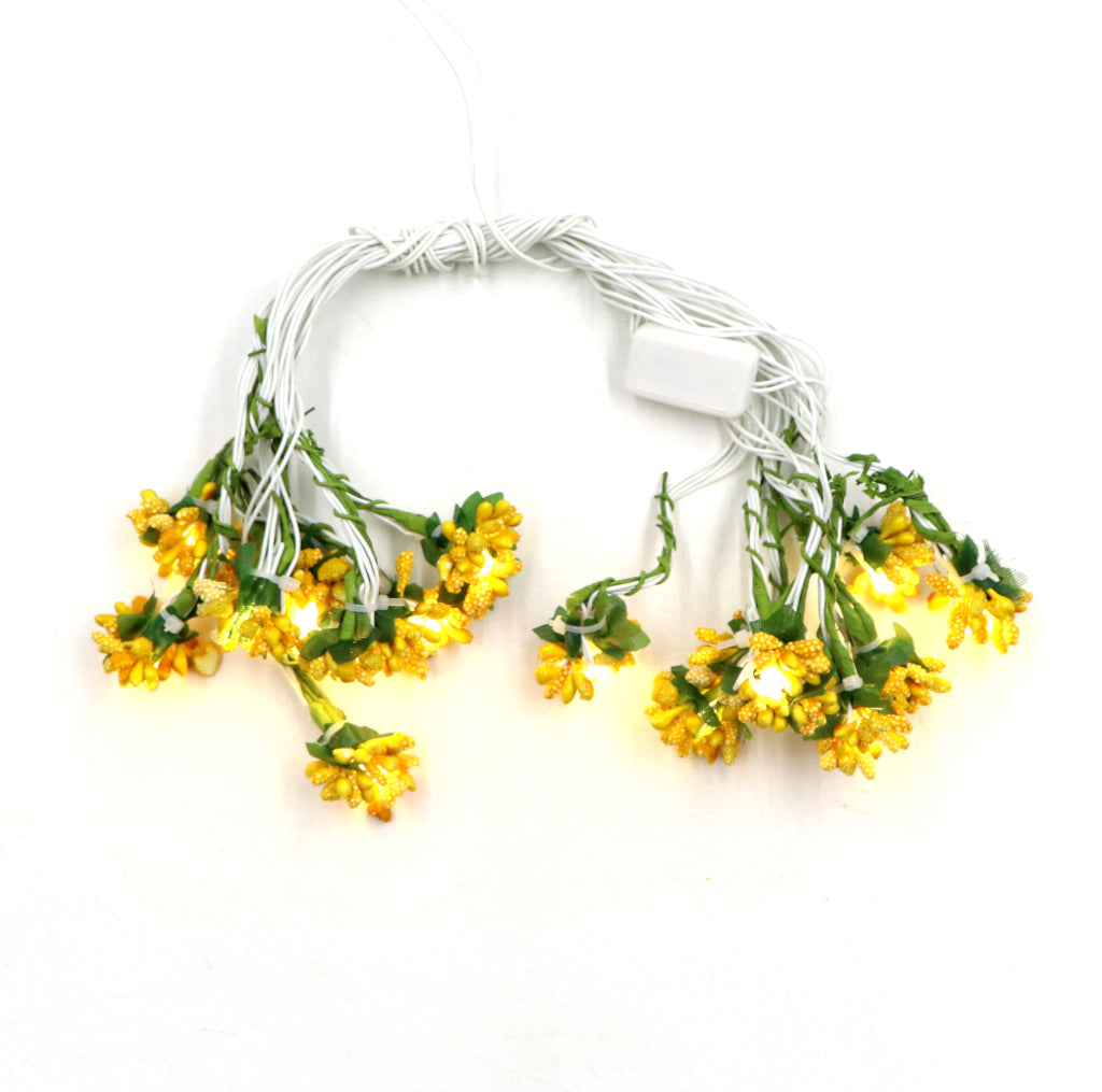 Yellow Fruits Mulberry 16 LED String Fairy Lights