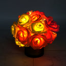 Big Roses Multi-Color 24 LED String Fairy Lights