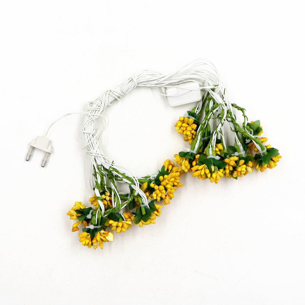 Yellow Fruits Mulberry 16 LED String Fairy Lights