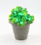 Small Yellow + Green Flower 24 LED String Fairy Lights