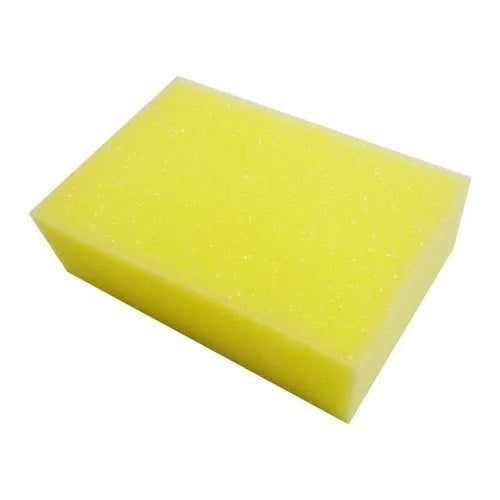 2.5in(65mm) Yellow Polyurethane PU Foam Sheet - 6inx6inx2.5in