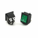 KCD4 16A 250V DPST ON-OFF 4 Leg Rocker Switch with Green Light