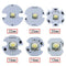 Cree 3W XPE 3535 SMD LED Chip with 12mm PCB - White