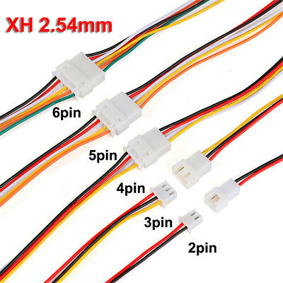 2 Pin JST XH 2.54mm Female Cable Connector 11-inch