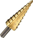 [High Quality] 4mm-20mm 9-Steps Sizes HSS Hex Titanium Step Drill Bit Hole Cutter