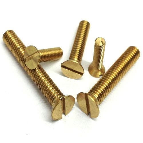 Philips Head Nuts & Bolts Set (Golden Plated) - Pack of 10