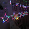 6+6 Multi-Color Star LED Curtain Lights