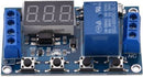 [Type 1] Timer Relay DC 6-30V 1-Channel Power Relay Module with Adjustable Timing Cycle