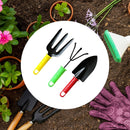 Colorful 3pcs Garden Tool Set with Plastic Handle