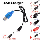 USB Charging Cable including Charging Protection BMS with MX2.0-2P Plug for Ni-CD/Ni-MH Battery RC Cars/ DIY