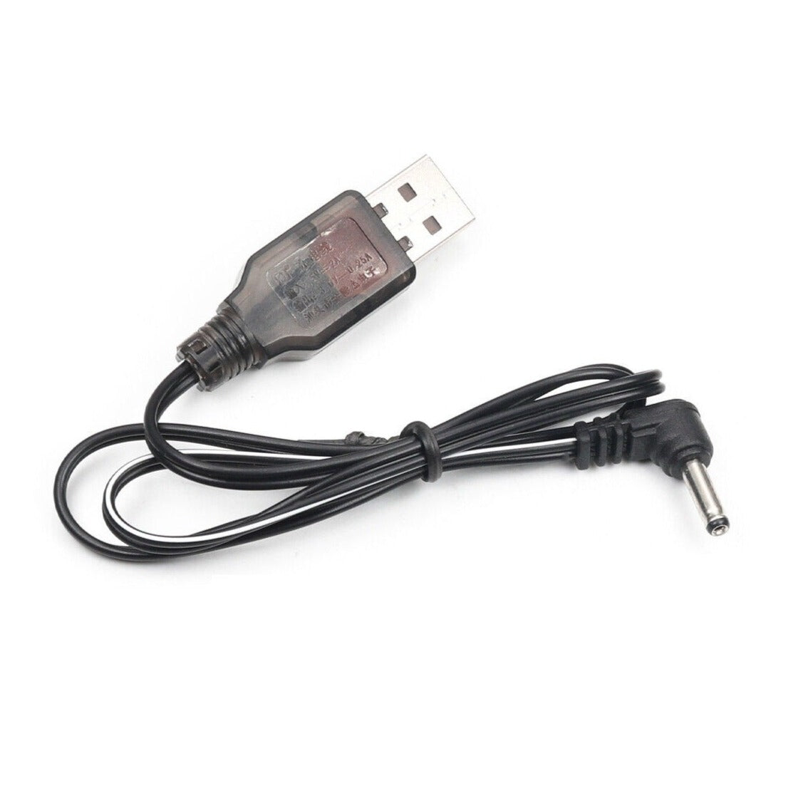 USB Charging Cable (Built-in Chip) with 3.5mm DC Elbow for Ni-CD/Ni-MH Battery RC Cars/ DIY