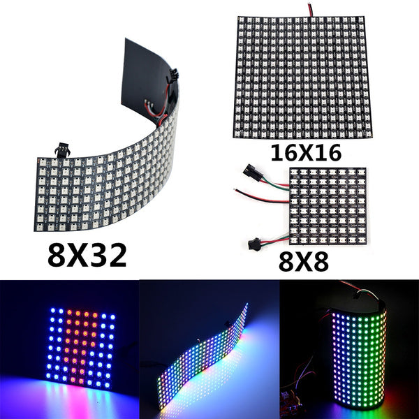 WS2812B 8x8 Addressable Flexible LED Matrix Panel